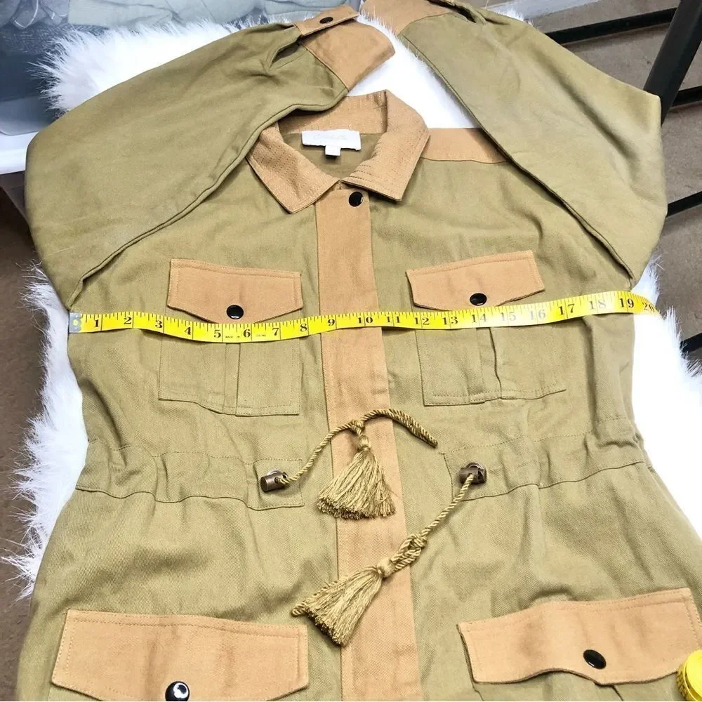 Anthropologie Cleobella Organic Cotton Honey Peyton Utility Jacket Size XS - Picture 7 of 13